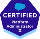 Platform Administrator II certification badge