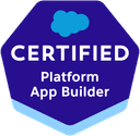 Platform App Builder certification badge